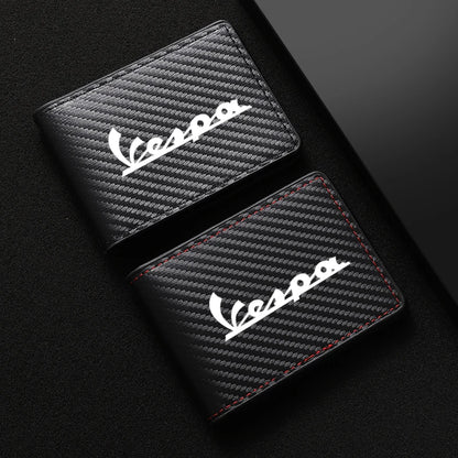 Vespa driver's wallet