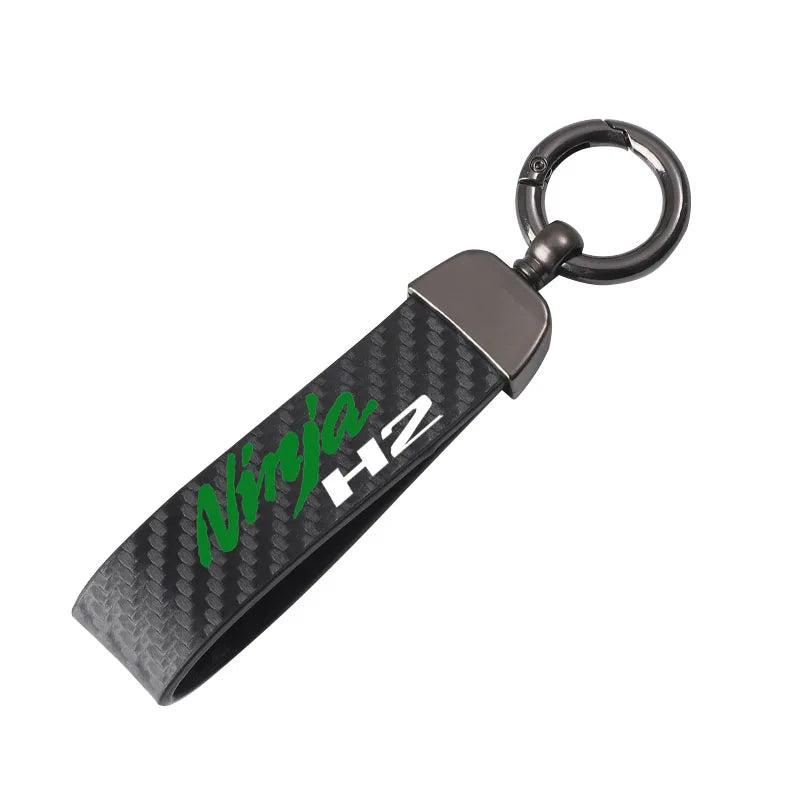 Motorcycle Key Chain Kawasaki Ninja H2 Carbon