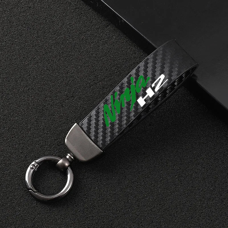 Motorcycle Key Chain Kawasaki Ninja H2 Carbon